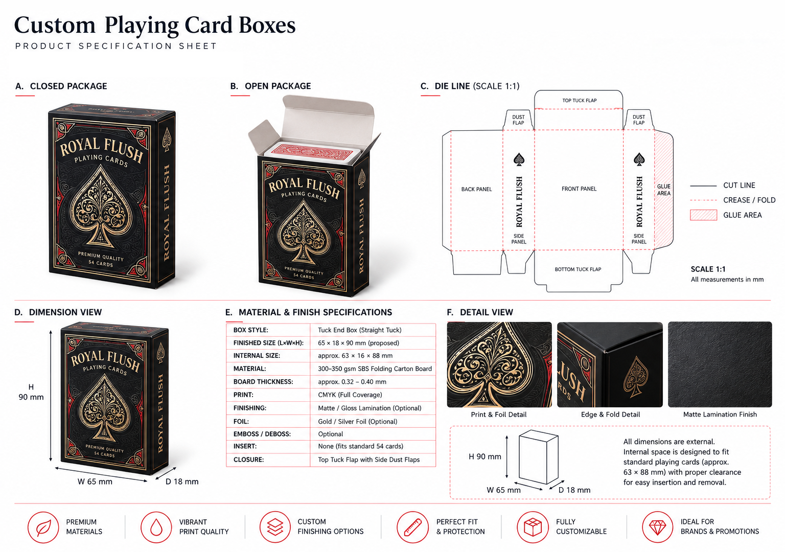 Playing CARDS bOXES - BoxesMe